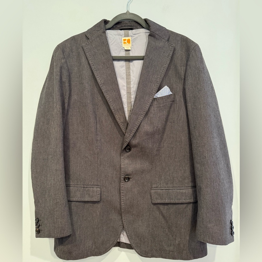 Boss Orange Gray Sport Jacket Size 40R